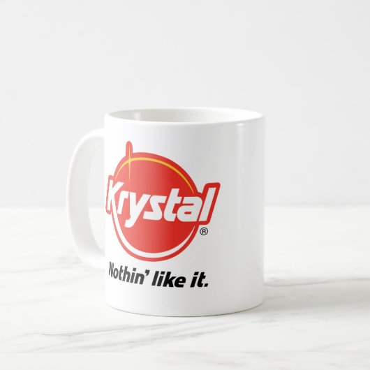 Krystal Nothin mögen es Kaffeetasse (Vorderseite Links)