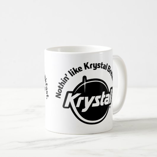 Krystal Nothin mögen Frühstück Kaffeetasse (VorderseiteRechts)