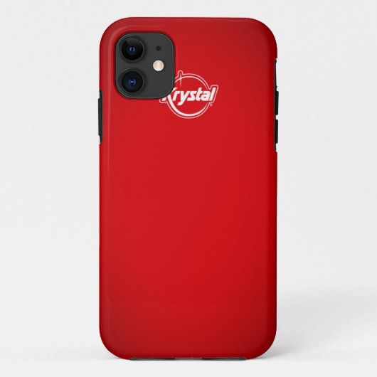 Krystal roter iPhone Kasten Case-Mate iPhone Hülle (Rückseite)