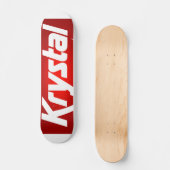 Krystal Skateboard (Vorderseite)