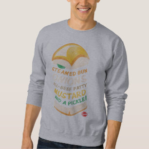 Krystal stapelte sweatshirt