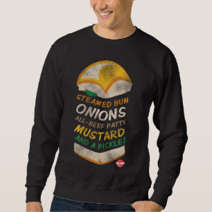 Krystal stapelte sweatshirt