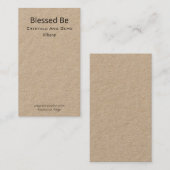 Krystal- und Gem-Paket-Backing Visitenkarte (Vorne/Hinten)