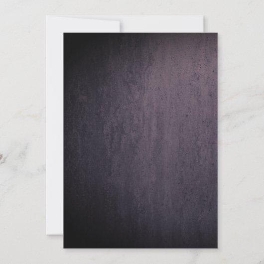 Krystal Vertical Light String White Branch Wedding Einladung (Rückseite)