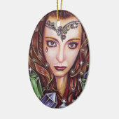 Krystalline Keramik Ornament (Links)