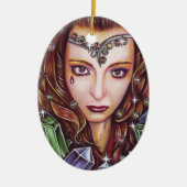 Krystalline Keramik Ornament (Vorne)