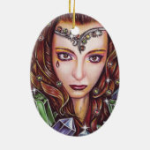 Krystalline Keramik Ornament (Hinten)