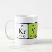 Krystina Periodenname Tasse (Links)