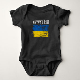 Kryvyi Rih Ukraine Ukrainian Patriotic Baby Strampler