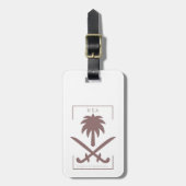 KSA SAUDI ARABIA GEPÄCKANHÄNGER (Vorderseite vertikal)