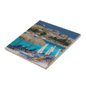 Ksamil, Stadtstrand Fliese (Seite)