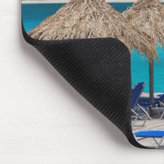 Ksamil, Stadtstrand Mousepad (Ecke)