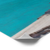 Ksamil, Stadtstrand Poster (Ecke)