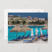 Ksamil, Stadtstrand Postkarte (Vorne/Hinten)