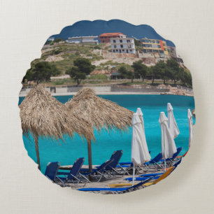 Ksamil, Stadtstrand Rundes Kissen