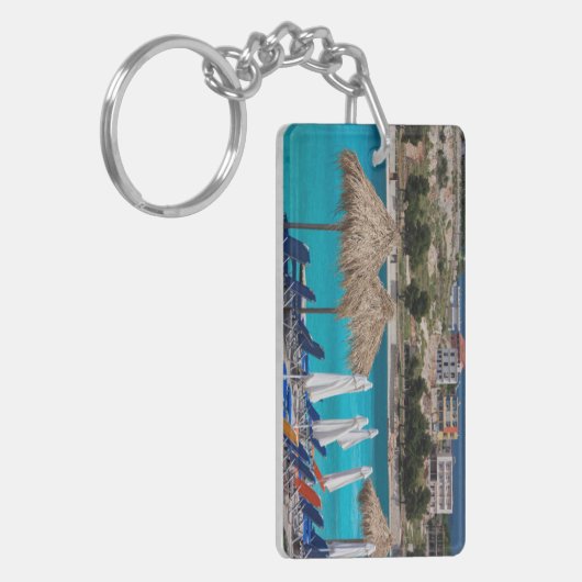 Ksamil, Stadtstrand Schlüsselanhänger (Vorderseite links)