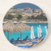 Ksamil, Stadtstrand Untersetzer (Vorne)