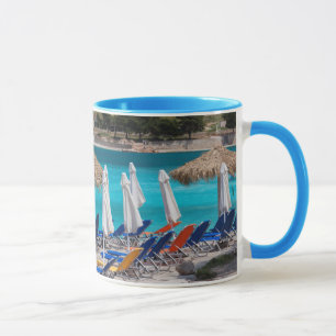 Ksamil, Strandpromenade Tasse