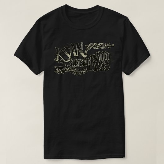 KSAN Stereo Radio 95 1968 T-Shirt (Design vorne)