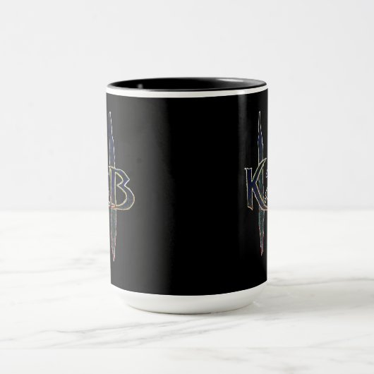 KSB blaues Schmutz-Logo Tasse (Zentrum)