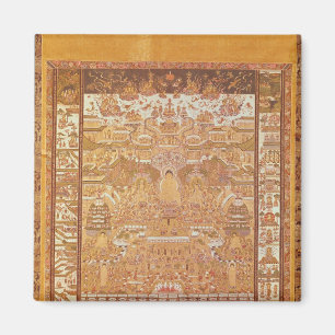 Kshitigarbha, Richter der Hölle, von Dunhuang Magnet