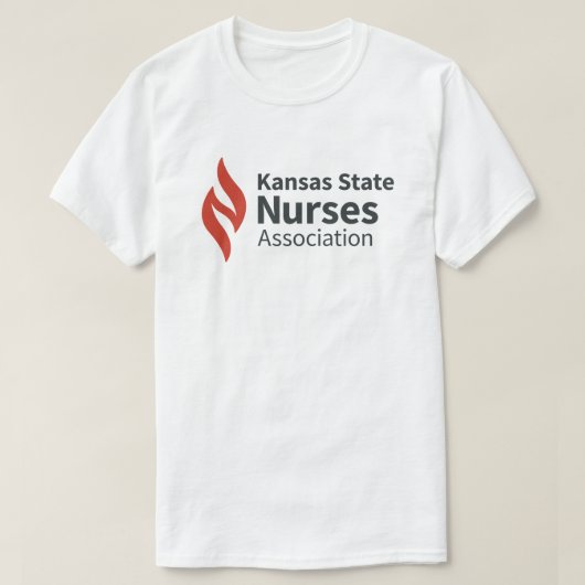 KSNA Logo Weißer T - Shirt (Design vorne)