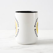 KSRF Logo 15 Unze-Tasse Zweifarbige Tasse (Mittel)