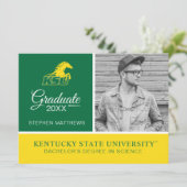 KSU Kentucky Staat University Graduate Einladung (Stehend Vorderseite)