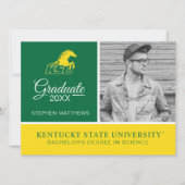 KSU Kentucky Staat University Graduate Einladung (Vorderseite)