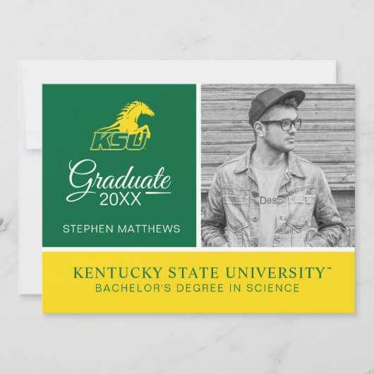 KSU Kentucky Staat University Graduate Einladung (Vorderseite)