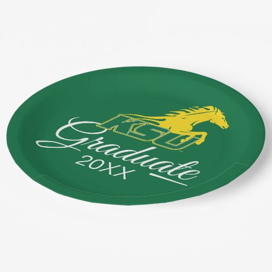 KSU Kentucky Staat University Graduate Pappteller (Schrägansicht)