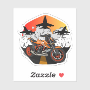 KTM 1290 SuperDuke on the airbase Aufkleber