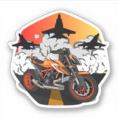 KTM 1290 SuperDuke on the airbase Aufkleber (Vorderseite)