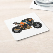 KTM 1290 SuperDuke simple style Rechteckiger Pappuntersetzer (angewinkelt)