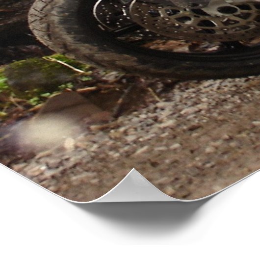 KTM 950 Supermoto Poster (Ecke)