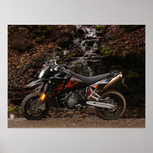 KTM 950 Supermoto Poster (Vorne)