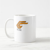 Ktm-Logo-Aufkleber1 Kaffeetasse (Links)