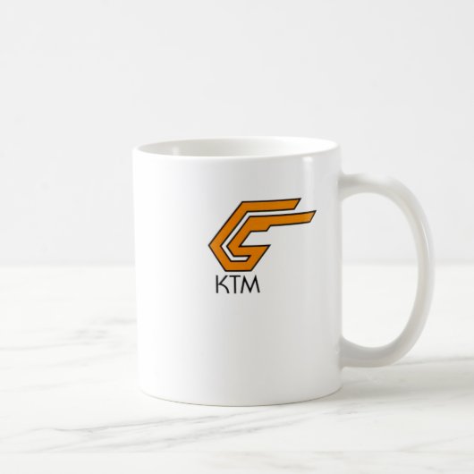 Ktm-Logo-Aufkleber1 Kaffeetasse (Rechts)