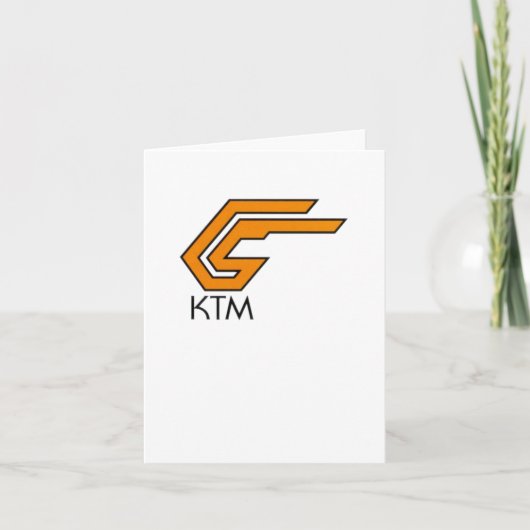 Ktm-Logo-Aufkleber1 Karte (Vorderseite)