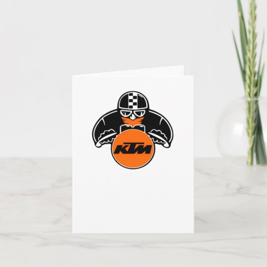 Ktm-Logo-Aufkleber4 Karte (Vorderseite)
