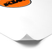 Ktm-Logo-Aufkleber4 Poster (Ecke)