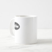 Ktm-Logo-Aufkleber Kaffeetasse (Vorderseite Links)