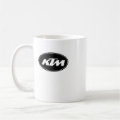 Ktm-Logo-Aufkleber Kaffeetasse (Links)