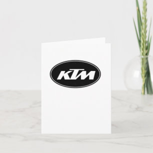 Ktm-Logo-Aufkleber Karte