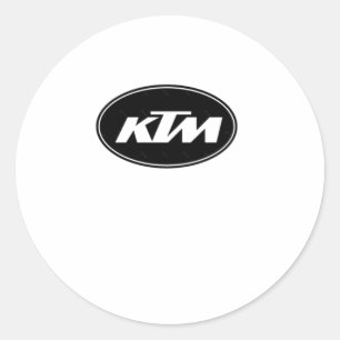 Ktm-Logo-Aufkleber Runder Aufkleber