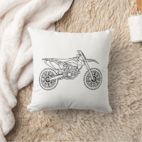 KTM Motocross line art