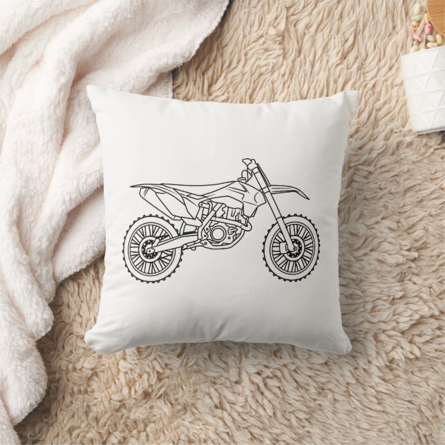 KTM Motocross line art Kissen (Decke)