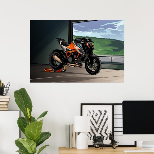 KTM SuperDuke Poster (Heimbüro)