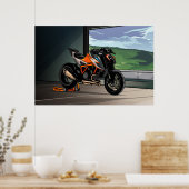KTM SuperDuke Poster (Küche)