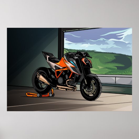 KTM SuperDuke Poster (Vorne)